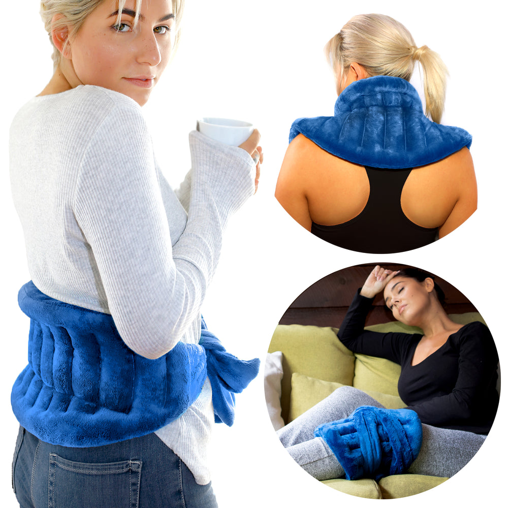 heating wrap for shoulder, neck, and back