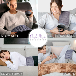 Rectangle Heat Pack - 16x6 inches - "Smart & Effective"  Microwavable Heating Pad