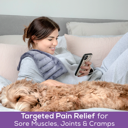 Rectangle Heat Pack - 16x6 inches - "Smart & Effective"  Microwavable Heating Pad