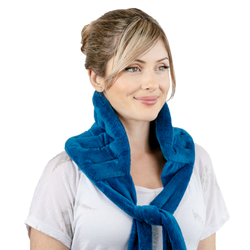 Medium Microwavable Back, Neck & Shoulder Wrap - 8x20 inches - Microwave Heating Pad with Ties